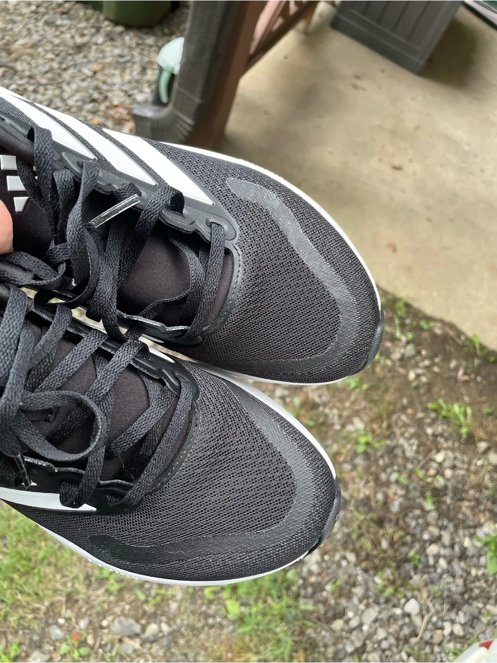 New Adidas Black Running Shoes Size 8.5  Men’s